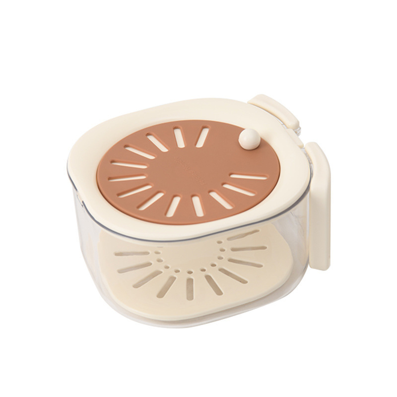 Manija plegable multifuncional cocina cesto de drenaje lavado frutas y verduras cesto de almacenamiento refrigerador caja de almacenamiento fresco cuenca de filtro