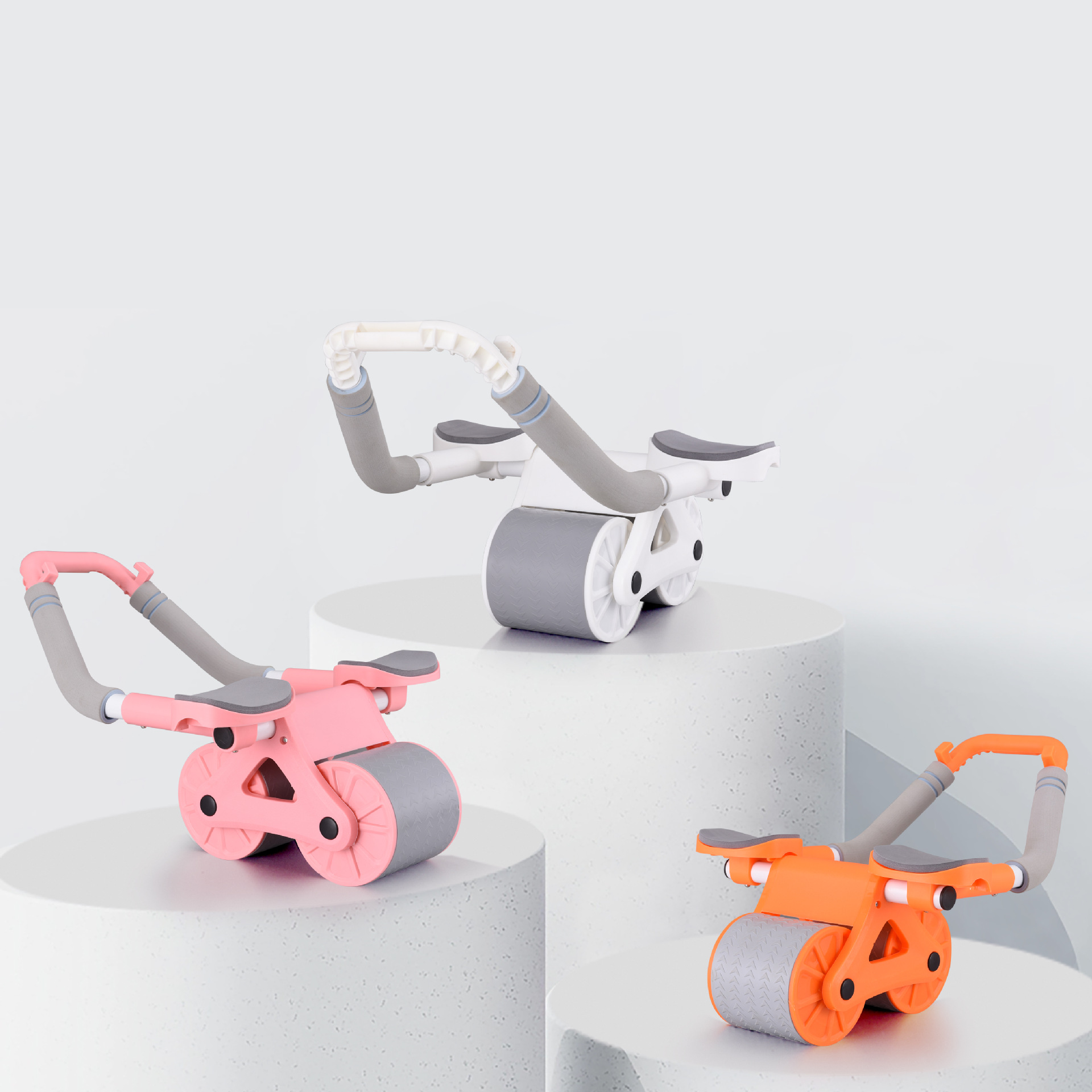 Tablet Abdominal Fitness Wheel,Automatic Rebound,Abdominal Shame,Abdominal Muscle Training Tool For Men And Women,Household Elbow Support Roller,Abdominal Fitness Wheel