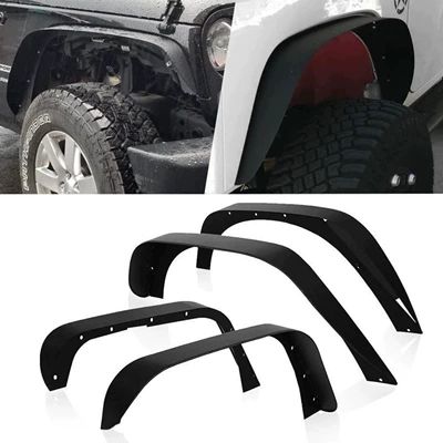 Suitable for 07-17 Jk Wrangler Willow Leaf Wheel Eyebrow Modified Fender Jk Wrangler Competition Wheel Eyebrow (Wheel eyebrow)