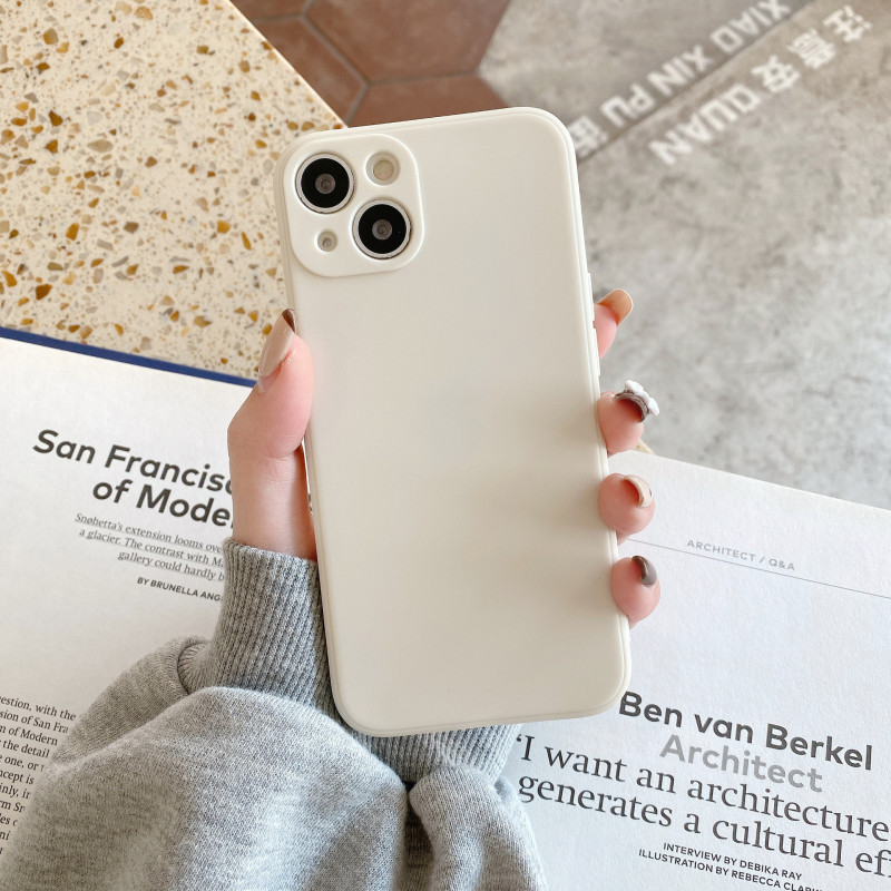IPhone15携帯電話ケースの正孔ストレートエッジは液体シリコンリンゴ13携帯ケースのソフトケース16保護カバーに似ている|undefined