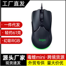 适用于Razer雷蛇毒蝰迷你版mini 套装电脑有线游戏小鼠标跨境批发