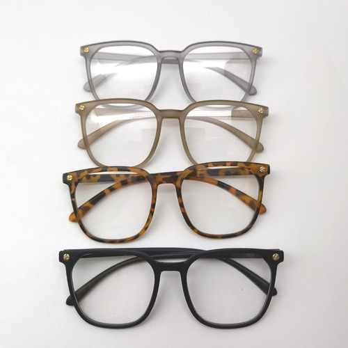 Lucky Four-Leaf Clover Accessory Glasses, New Fashion Square Anti-Blue Light Retro Multicolor Sunglasses, Wholesale