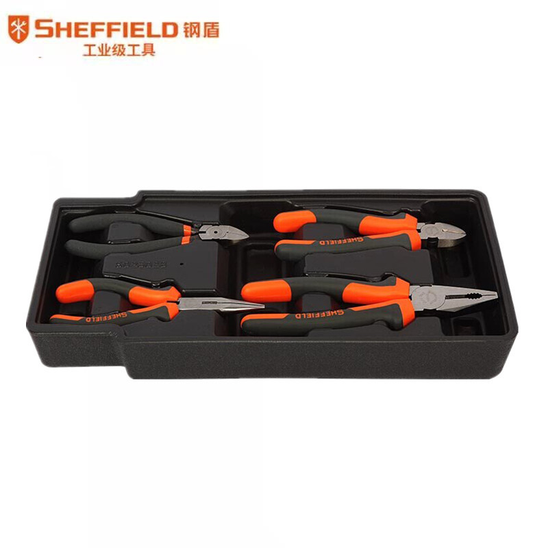 钢盾 S025028/29/30/31  4/5/8件套钳子/锉刀/活动扳手大力钳组合