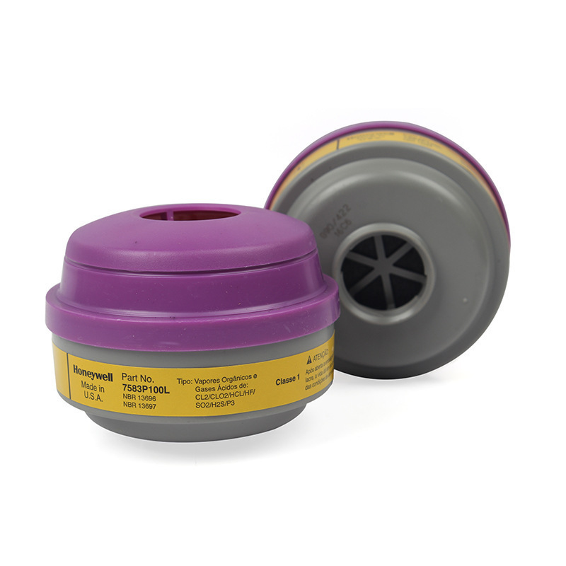 霍尼韦尔（Honeywell）7583P100 N系列滤毒盒防有机蒸汽酸性气体