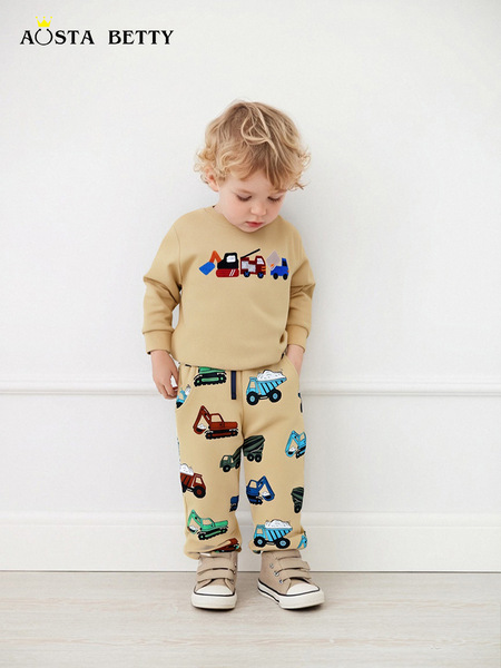fashionable children's sports knitted cotton sweatshirt for boys…