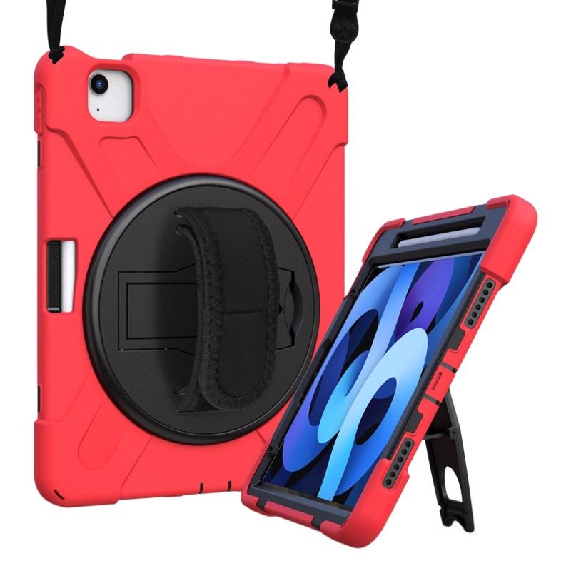 Aplicable a iPad Air4 10,9 Pirate King giratoria PC soporte de silicona cubierta de la tableta iPad89 Correa resistente a la caída Shell