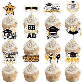 毕业纸杯蛋糕装饰2025毕业装饰2025 届纸杯蛋糕精选毕业派对装饰