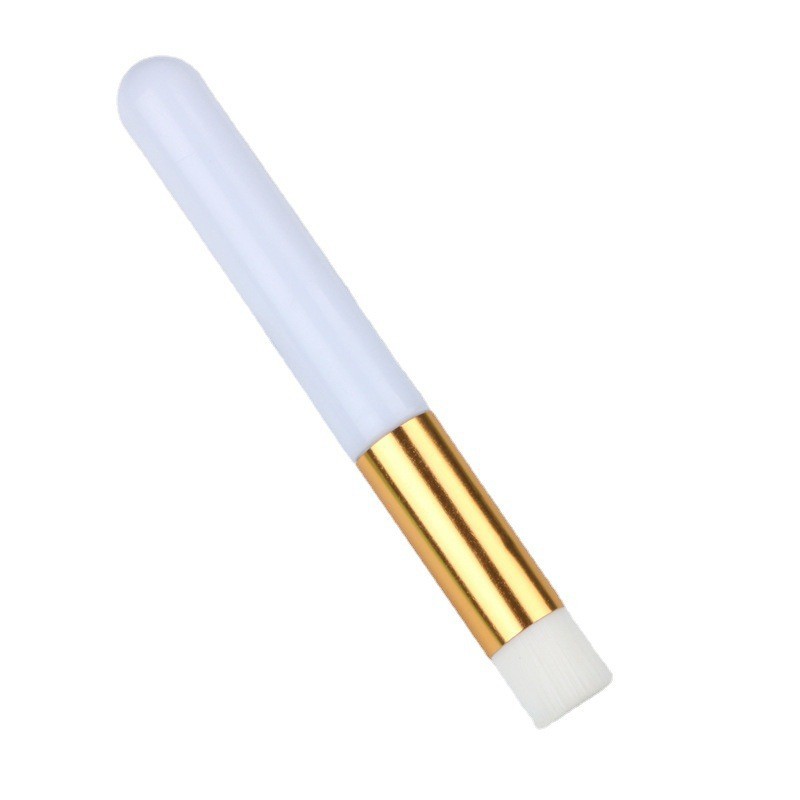 Mousse cepillo de limpieza, cepillo de pestañas, cepillo de nariz, cepillo de nariz, cepillo de nariz, cepillo de labios, cepillo de maquillaje plano