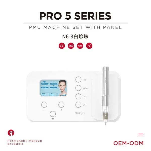 Tattoo Machine Odm Nuojiao N6-3 Semi-Permanent All-In-One Eyebrow Tattoo Machine Panel Set Oem Customization