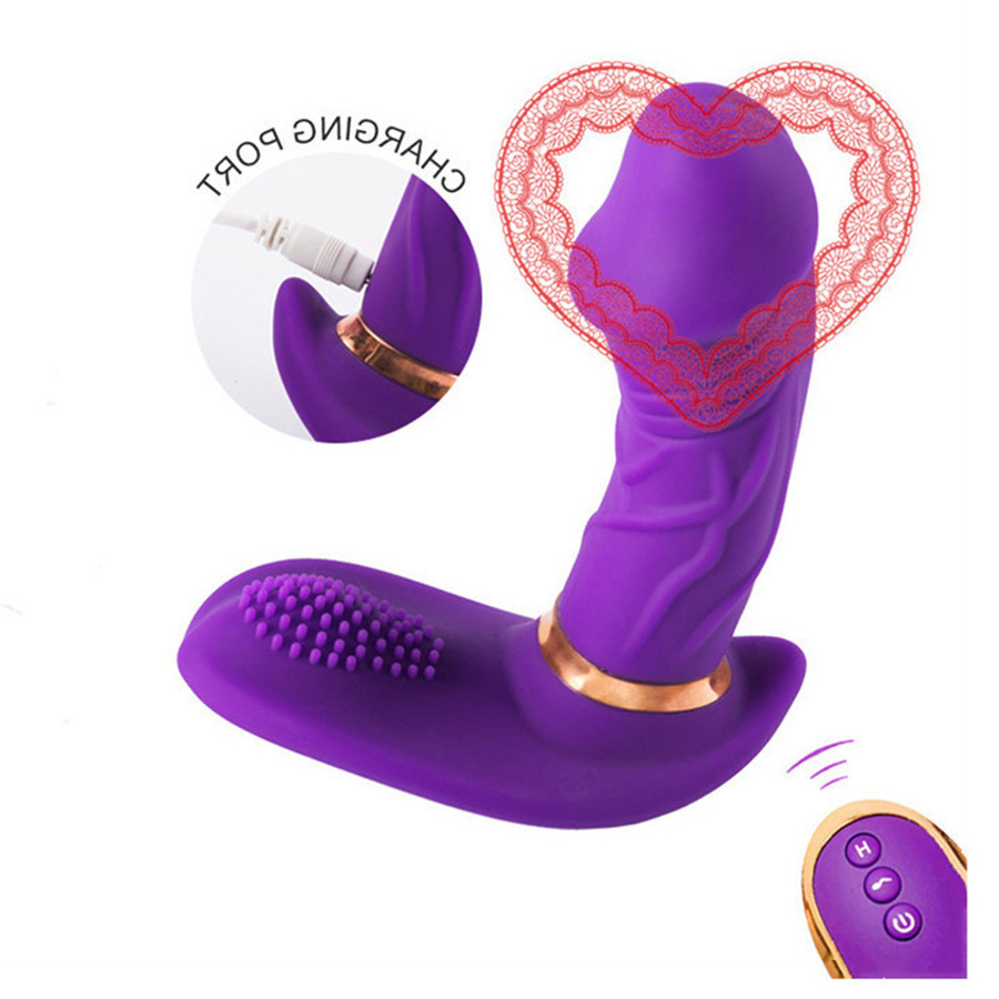 Trứng Rung Wearable Phát Nhiệt Remote