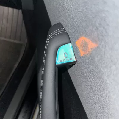 Luminous Door Opening Reminder Stickers, Car interior film