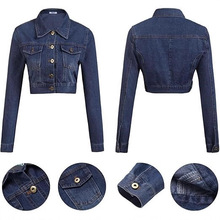 纯欲辣妹风短牛仔外套女春秋约会炸街高腰显瘦百搭牛仔夹克