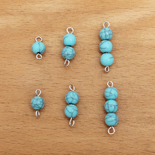 (15508)diy��Ʒ���6mm�ǿ���������ʯ˫��˫���鴮