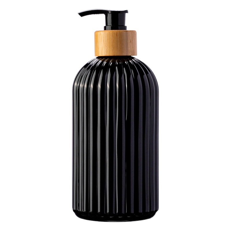 500ml botella de plástico para mascotas línea botella de champú refrescante botella de gel de ducha botella de lavado de loción en stock productos