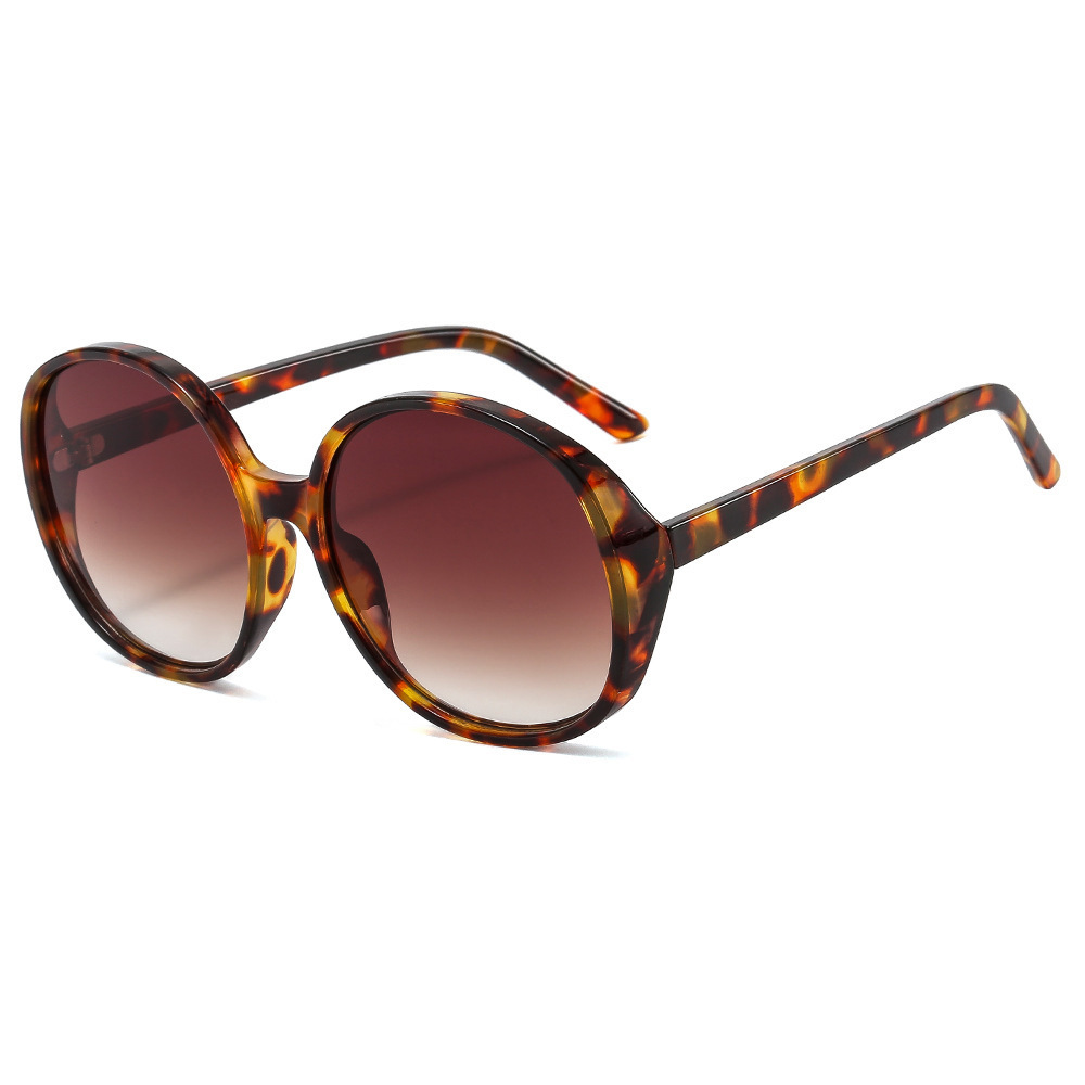 Fashion Oversized Round Sunglasses For Men And Women UV Protective Hip Hop Style European American Face Slimming_voghion.com