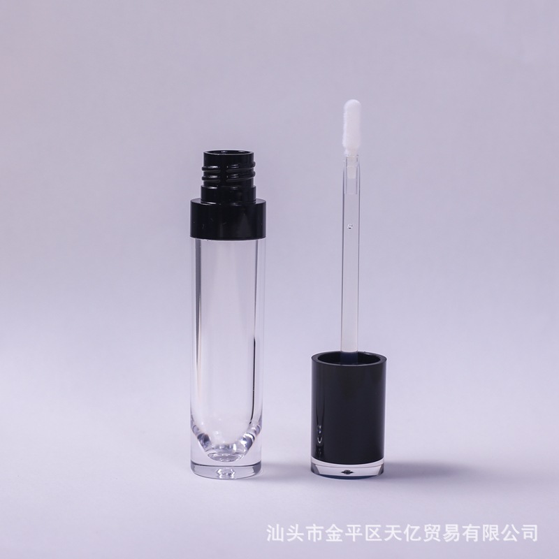 Spot envío gratis descuento esmalte de labios brillo de labios tubo vacío cabezal de cepillo de silicona botella multicolor bolsa cosmética de tubo redondo pequeño