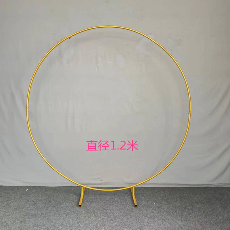 Anillo de hierro globo soporte de arco accesorios de boda al por mayor decoración de vestido de vacaciones al aire libre decoración de la boda suministros