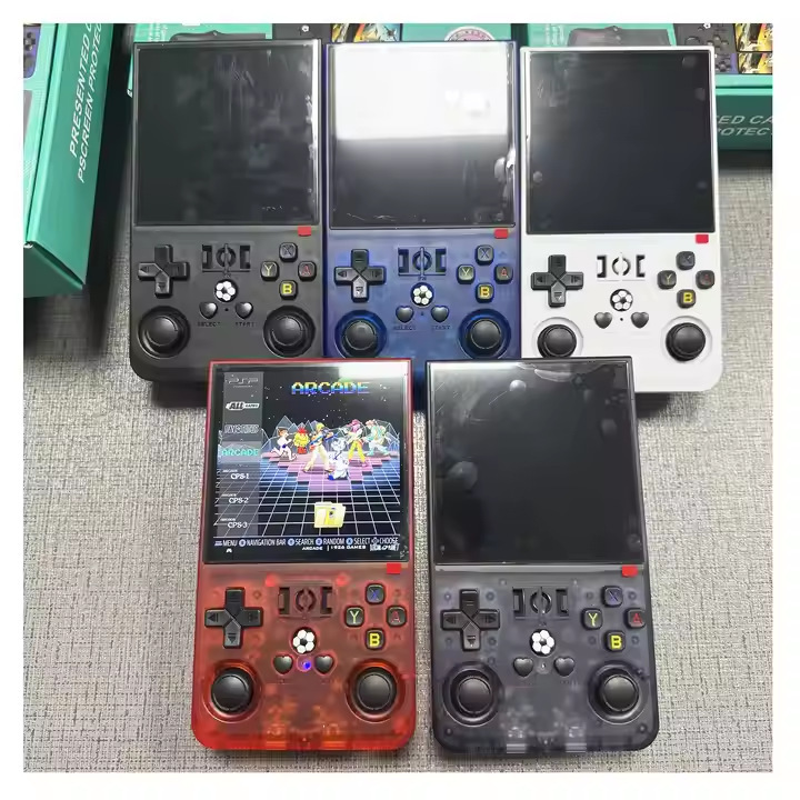 外国貿易現物R36MAXゲーム機オープンソース双システム4インチ大画面レトロなストリートマシンPSP携帯ゲーム機|undefined