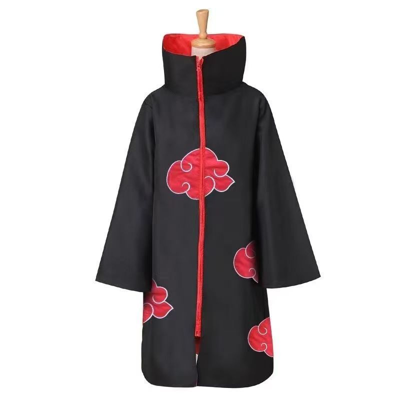 Cross-border wholesale Naruto cosplay men's Akatsuki organization and the Cloud Village Fourth Generation Naruto cosplay costume