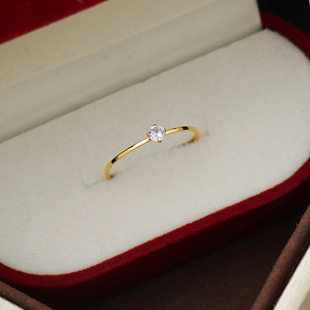 ��ɫ�ʯ �ܼ� ����� ����ָ ���18k�� ins�r�Ђ��Խ�ָŮ