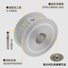 S5M10齿 两面平同步轮 槽宽11 AF型 同步皮带轮齿轮铝10S5M100-A