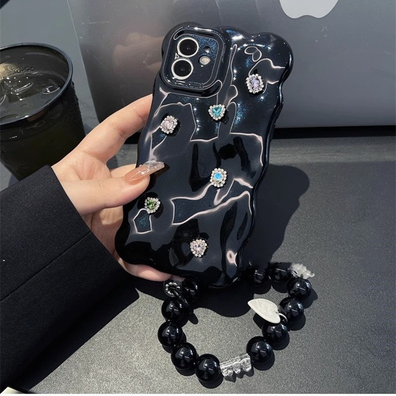 Phone Case New Year Luxury gems bracelet mobile phone case_voghion.com