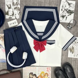 Orthodox Japanese Slayer Suit Modified White Three Original JK Uniform College Style Class Suit Women's Performance Suit Graduation Season