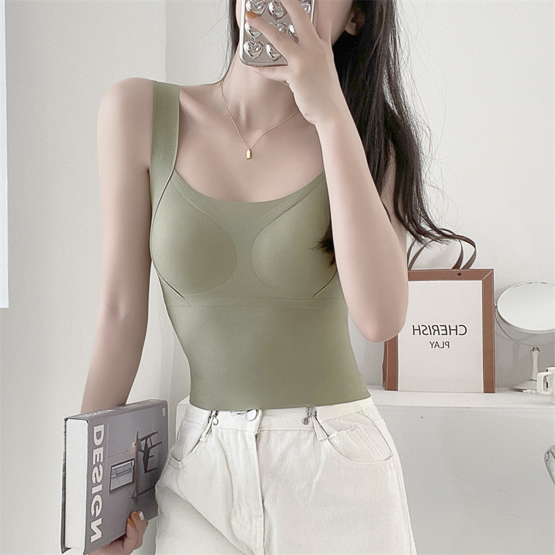 Body Shaping and Lifting Slimming Bra, Yoga Fitness Sleep Base Vest, Can Be Worn Outside, with Bra Cups, Beautiful Back Underwear Body Shaping and Lifting Slimming Bra, Yoga Fitness Sleep Base Vest, Can Be Worn Outside, with Bra Cups, Beautiful Back Underwear
