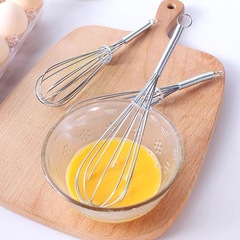 Mini Manual Spring Handle Whisk Three-Thread Egg Beater Kitchen Home Use Egg Whisk