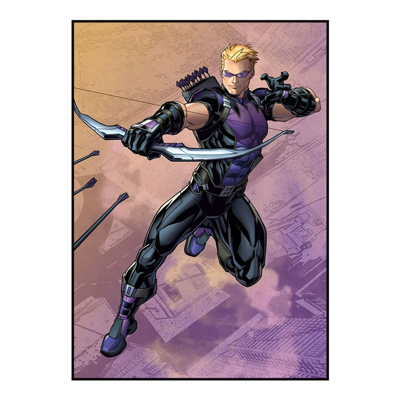 Декоративная картина (Marvel) герои «Мстители», водно-матовый холст, без рамы, несколько размеров
