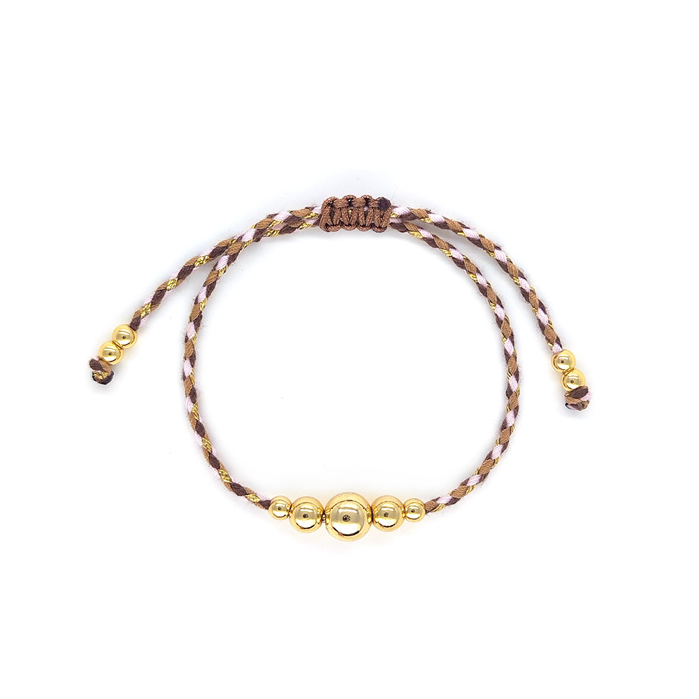8g Weight 18K Gold Plated Plating Material Bracelets Classification cotton rope Chain Material Cord String Chain Type 1 Piece Quantity Daily Occasion cotton rope, Copper Material Geometric Pattern All Seasons Season Women's Gender Knitting Design IG Style, Simple Style Style IG Style Simple Style Geometric 18K Gold Plated Cotton Rope Copper Cord String String Bracelets Wholesale 10