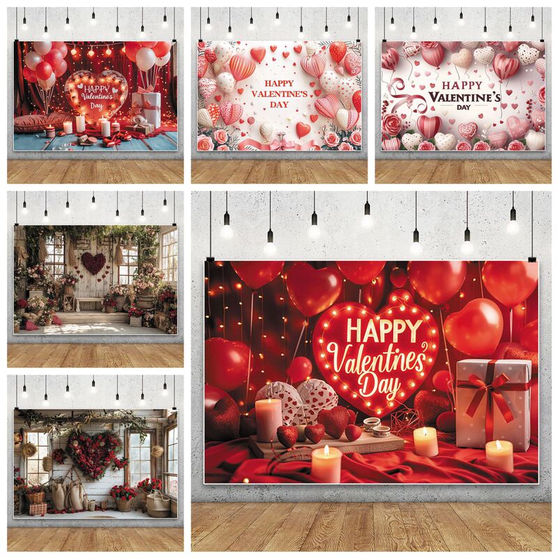 Amazon's New Romantic Valentine's Day Celebration Proposal Anniversary Party Decoration Photo Decoration Banner Props