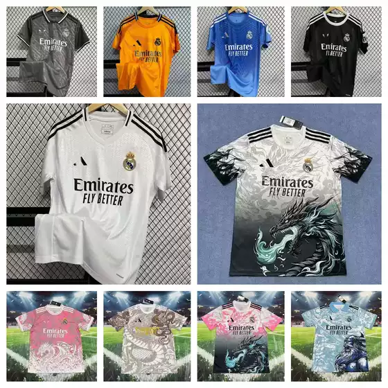 Popular Real Madrid 25/26 Special Edition Match Jersey Football Fan Jersey Breathable Quick-Dry Sport Set