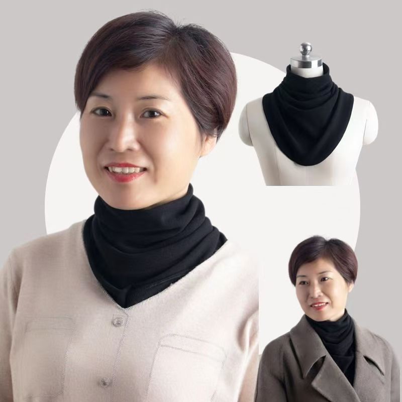 Cervical Spine Warm Neck Cover for Men and Women in Autumn and Winter, Pullover Layered Neck Scarf, Windproof and Versatile Neck Protector, Outdoor Cycling and Skiing to Prevent Cold
