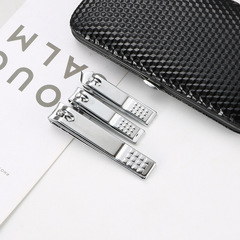 Factory direct selling nail clippers pedicure knife nail clipper set wholesale black nail clipper manicure tool set large size