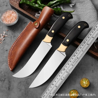 源头工厂户外高硬度剔骨刀野营便携多用手把肉分割刀锋利跨境刀具