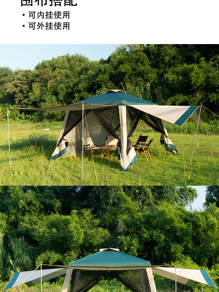 Zhengluxing Outdoor Awning, Rainproof, Sunproof, Uvproof, Portable and Easy to Store Pergola, Drop Shipping