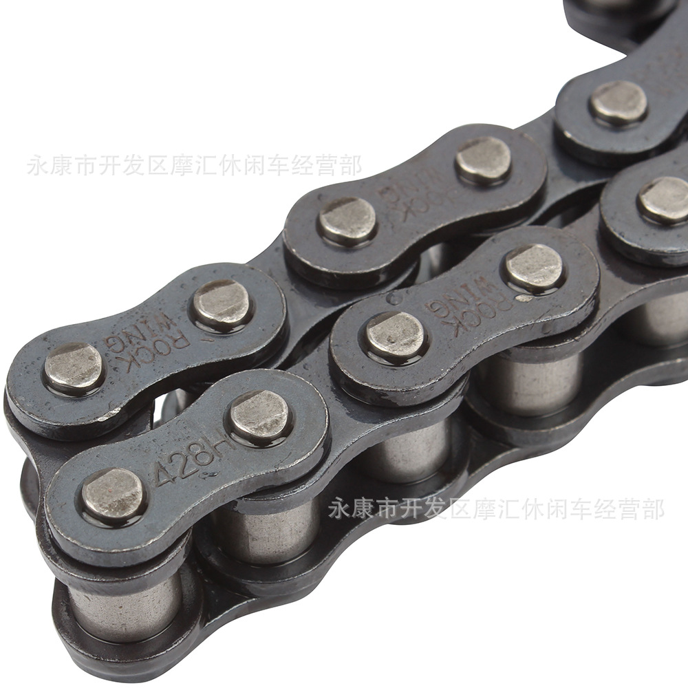 越野摩托车ATV四轮沙滩车卡丁车配件 50-250CC链条传动链CRF QUAD