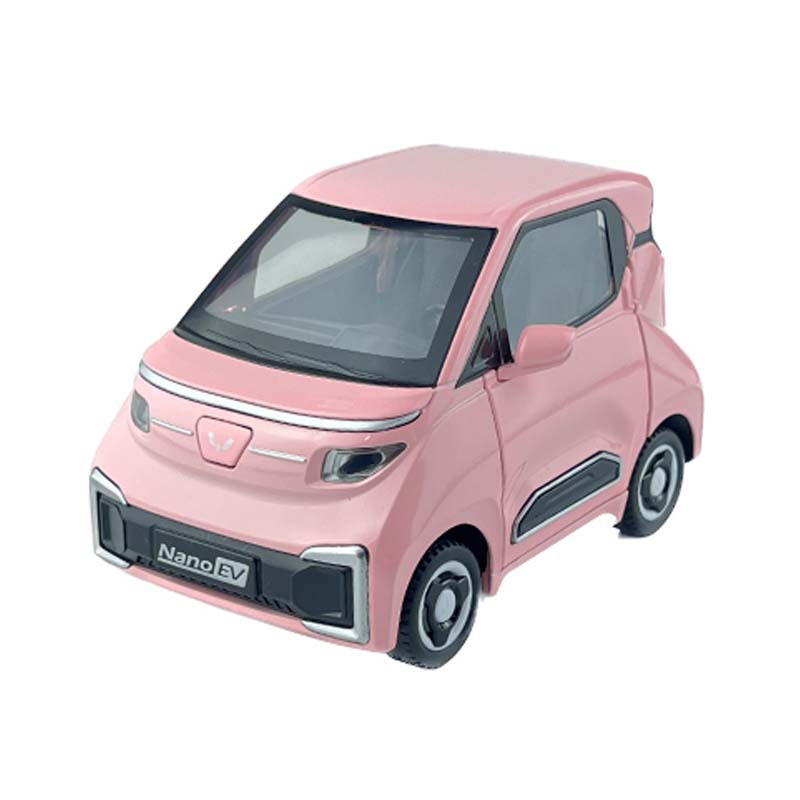 1: 18 original Wuling Hongguang disfruta de las aventuras de nano mini descapotable Wuling Light back Acoustic Alloy Model