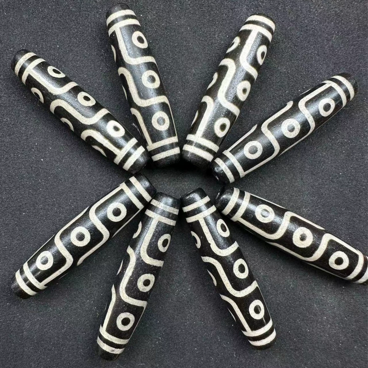 Дзи-бусы оптом натуральный агат