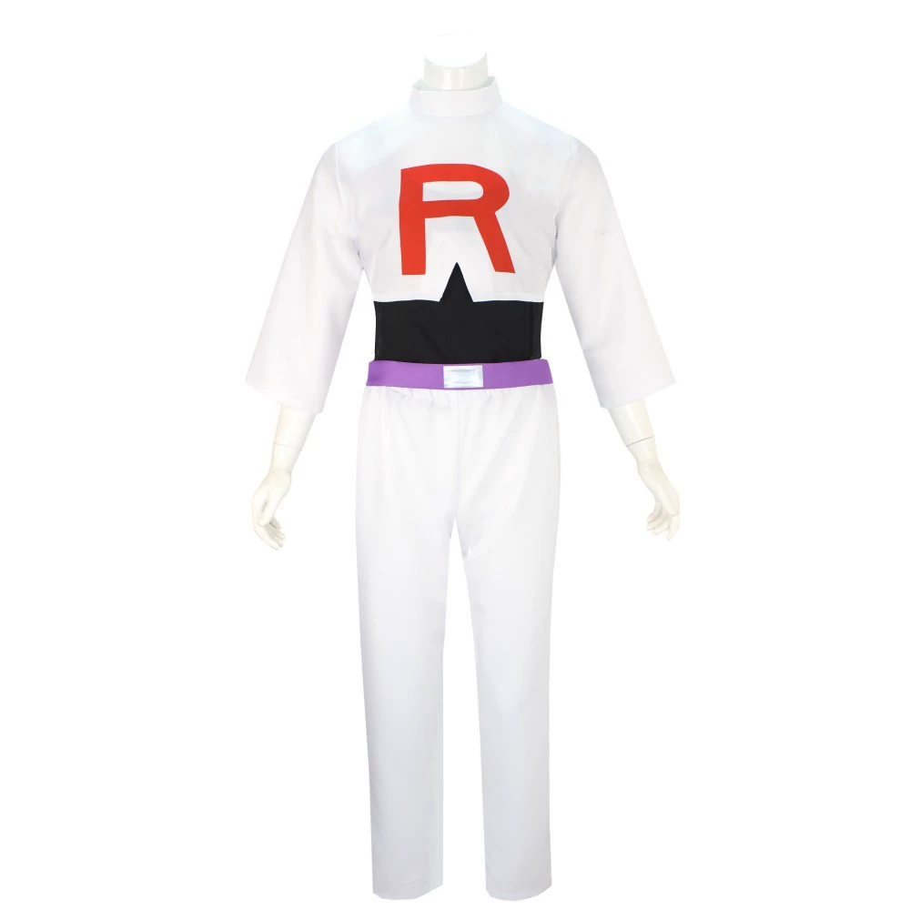Косплей костюм Покемон Team Rocket Мусаши (Коджиро), 2D косплей-костюм