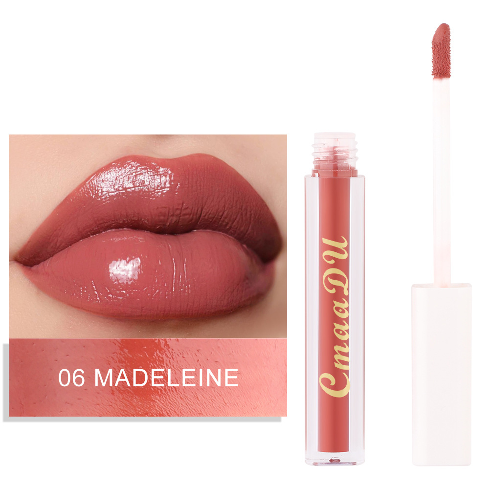 Check it out! Link Disclaimer - Exclusive for Foreign trade :CmaaDu 8-color Lipstick Olive Cream Brightening Lip Gloss undefined