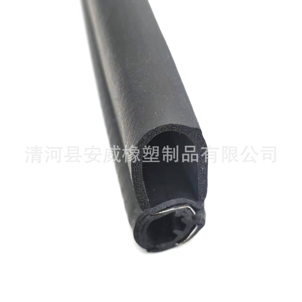 三元乙丙侧泡密封条U型钢带包边条汽车密封条