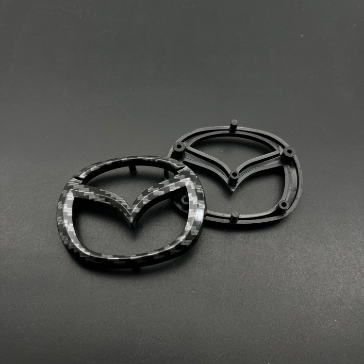 Suitable for Mazda Car Steering Wheel Emblem M3 M6 Yirui Steering Wheel Center Logo Modified Horn Car Emblem