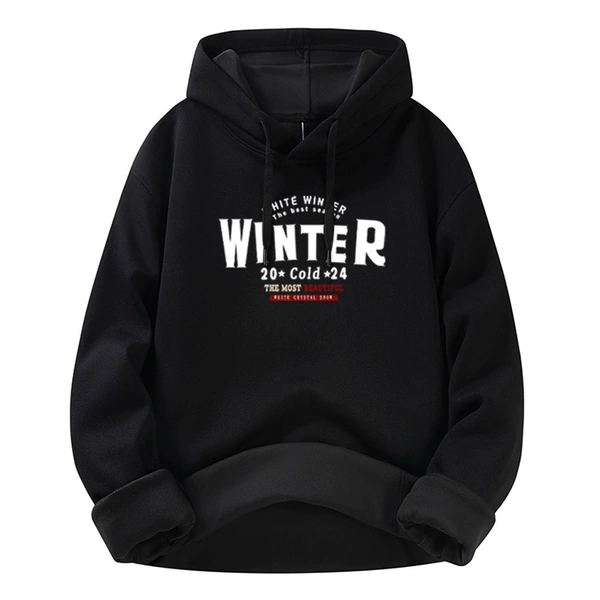Hooded black [thin style]-WLNTER