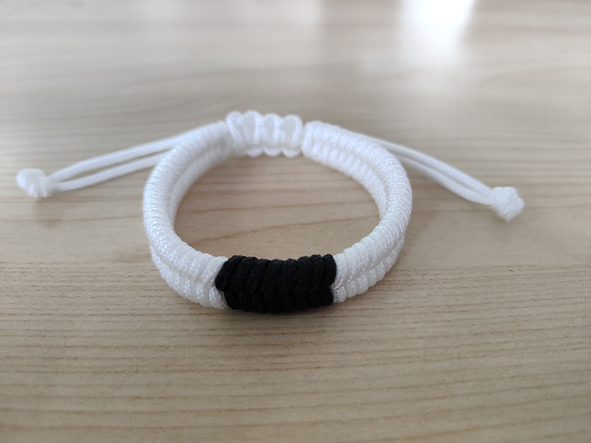 Brazilian Jiu-Jitsu Belt Color Bracelet Hand-Woven Bracelet Bracelet Free Shipping