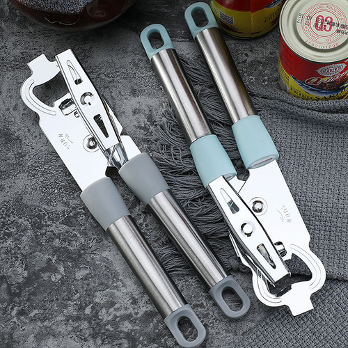 Stainless steel multifunctional can opener household can opener beer cap opener wine opener