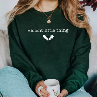 Retro Fourth Wing Sweatshirt Iron Flame Crewneck Sweater Fou