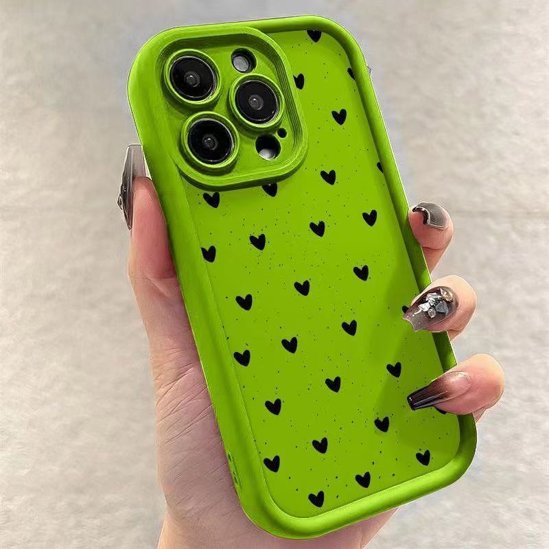 Amor japonés y coreano para iPhone 16pro funda para teléfono móvil Apple 15 transfronterizo 14pro/13promax nuevo 12