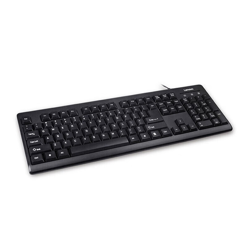 Lenovo (レノボ) キーボード有線キーボードK4800Sコンピュータオフィスキーボード黒|undefined